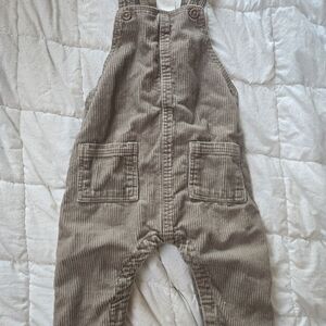 H&M Kids Brown Corduroy Overalls